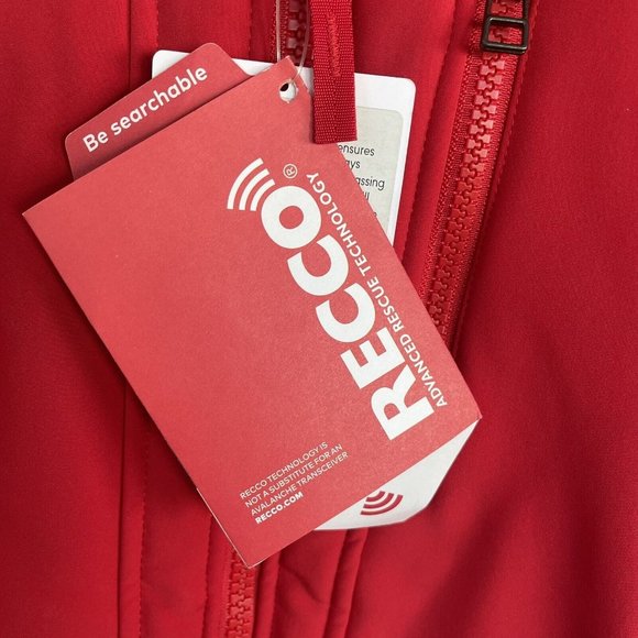 Athleta RECCO Rescue Technology Down Ski Puffer Jacket Coat Womens Medium NWT - Picture 5 of 16